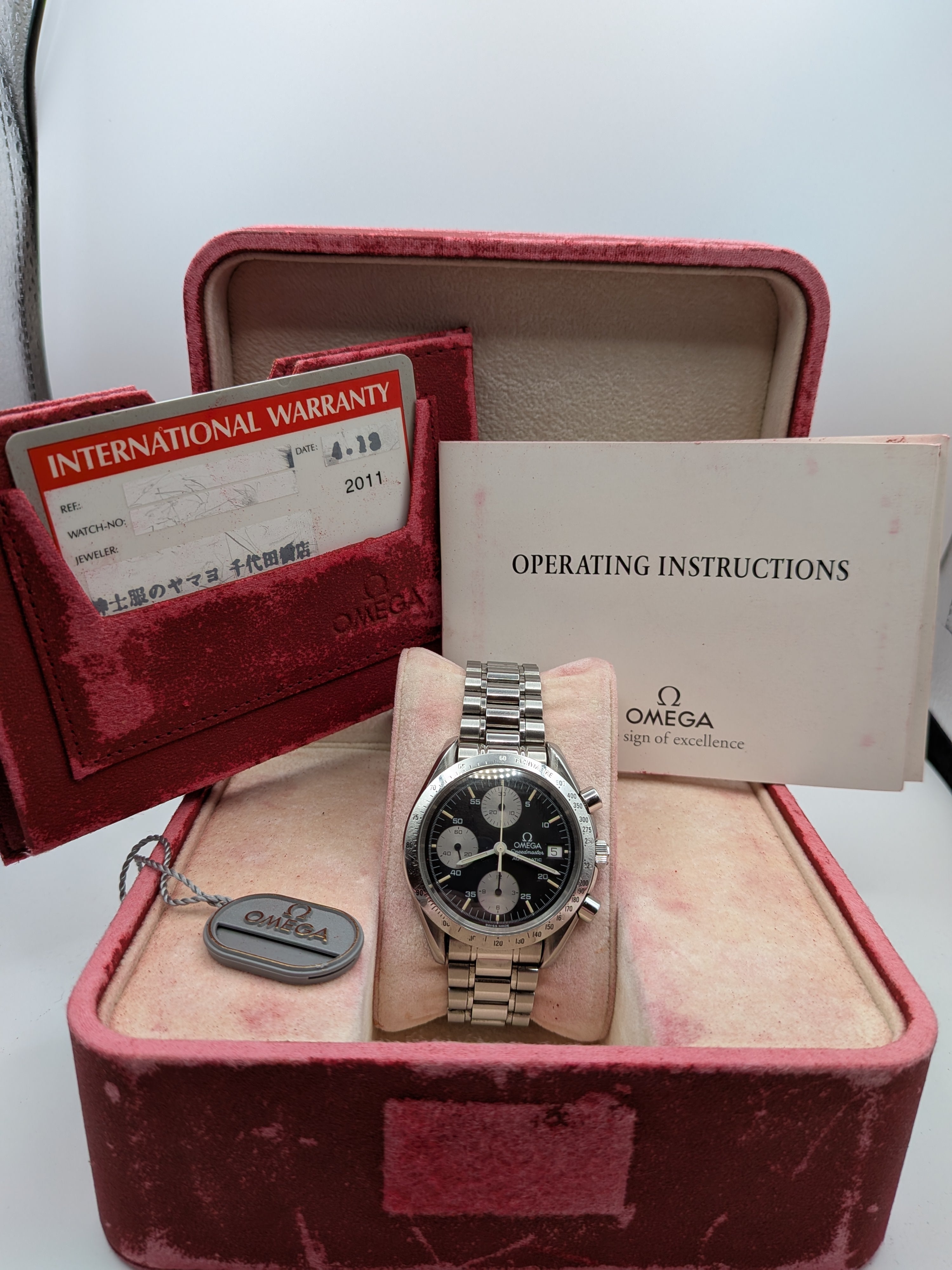 Omega Speedmaster Date "JDM" Reverse Panda