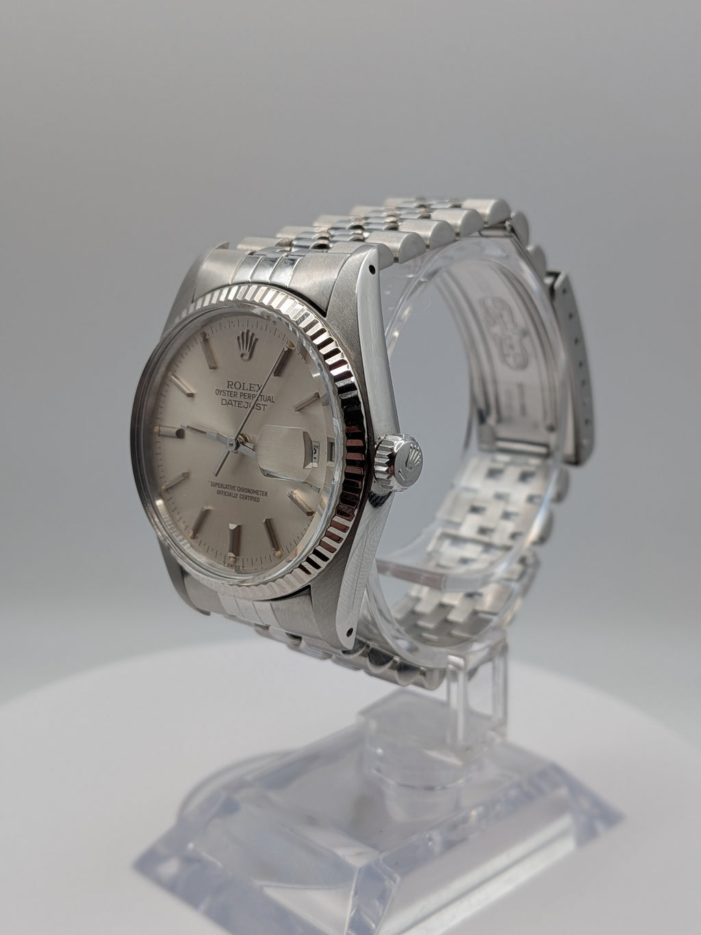 Rolex Datejust 36 Silver Doorstop Dial
