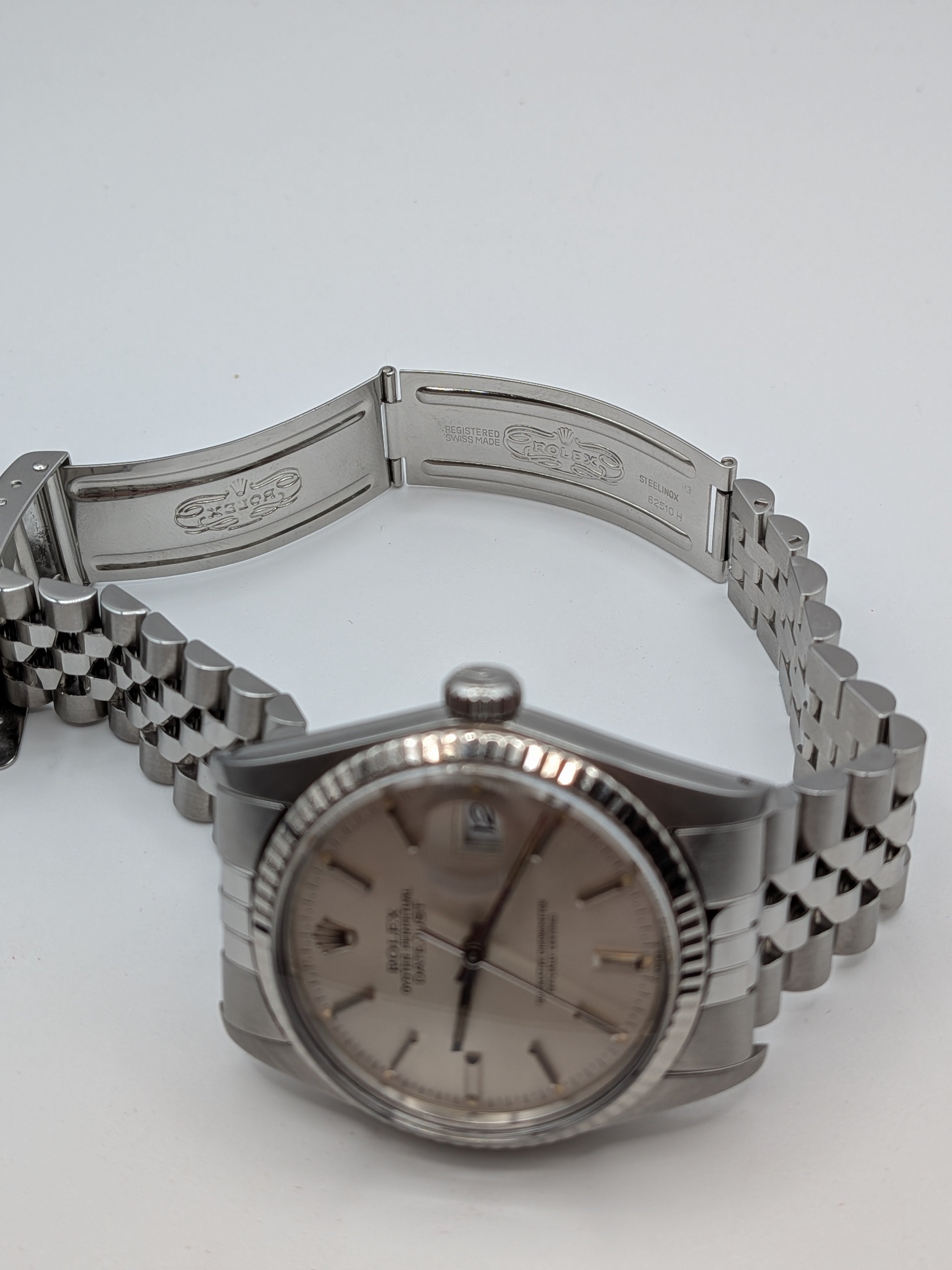 Rolex Datejust 36 Silver Doorstop Dial