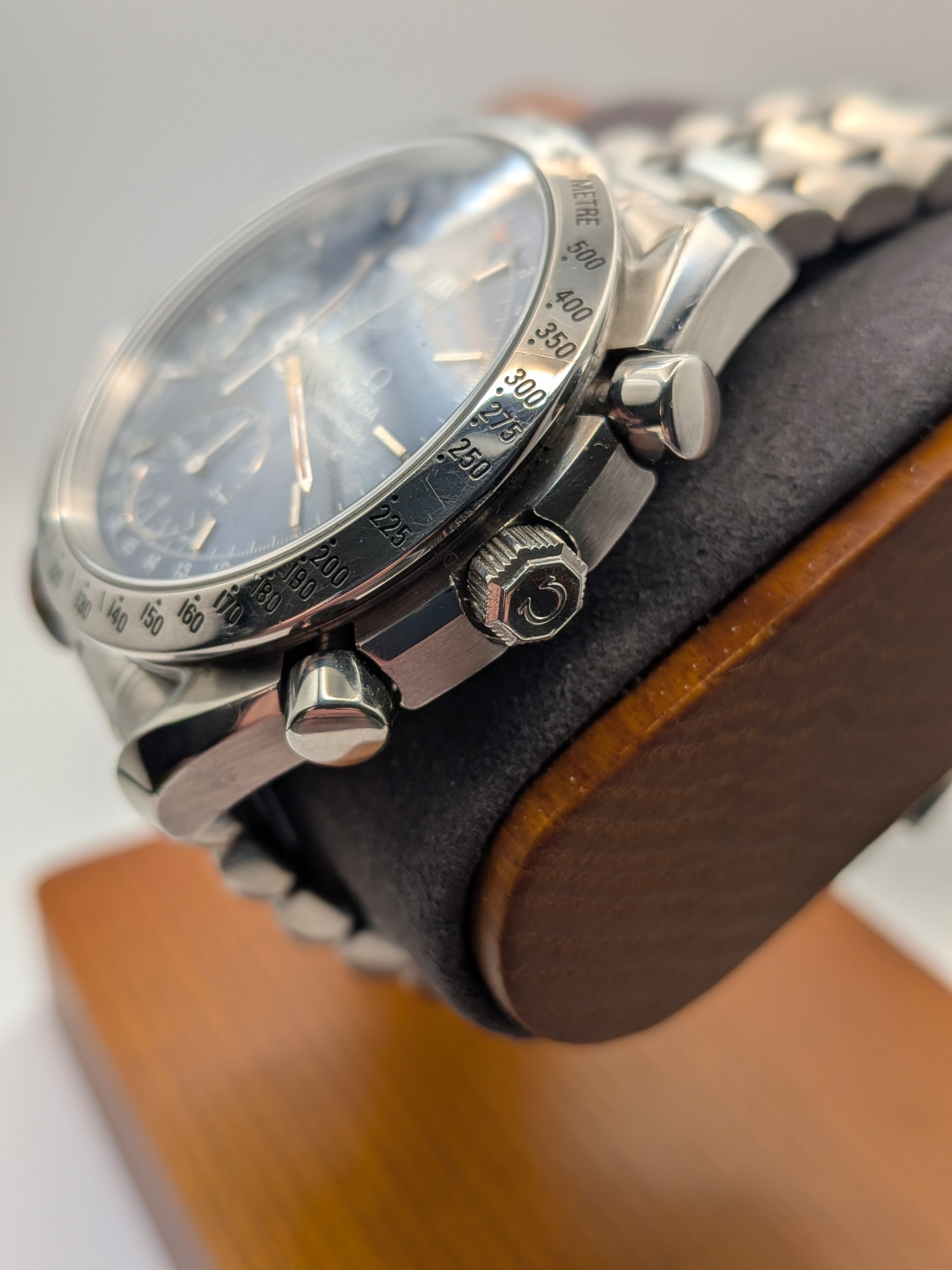 Omega Speedmaster Triple Date Blue Dial