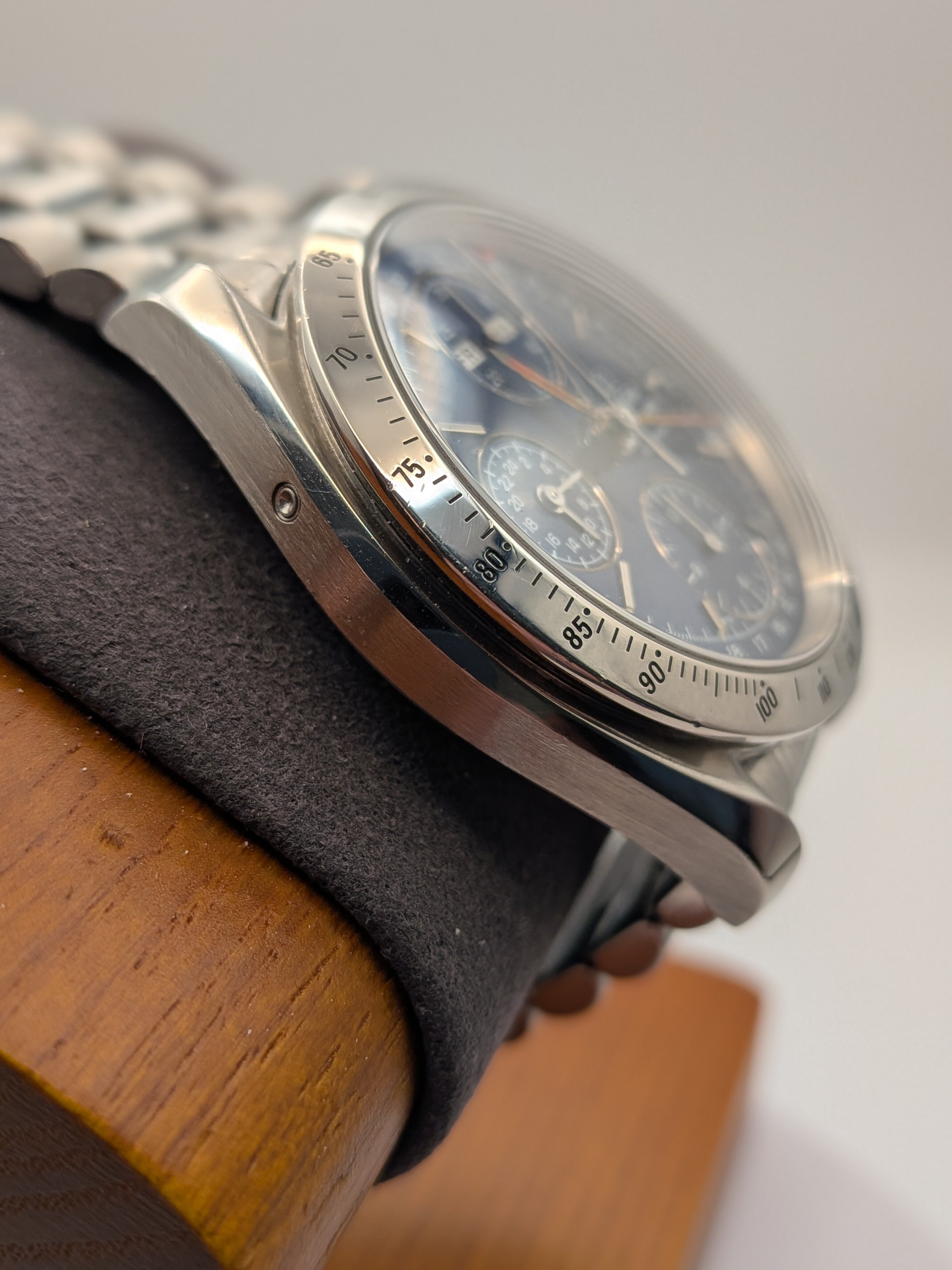 Omega Speedmaster Triple Date Blue Dial