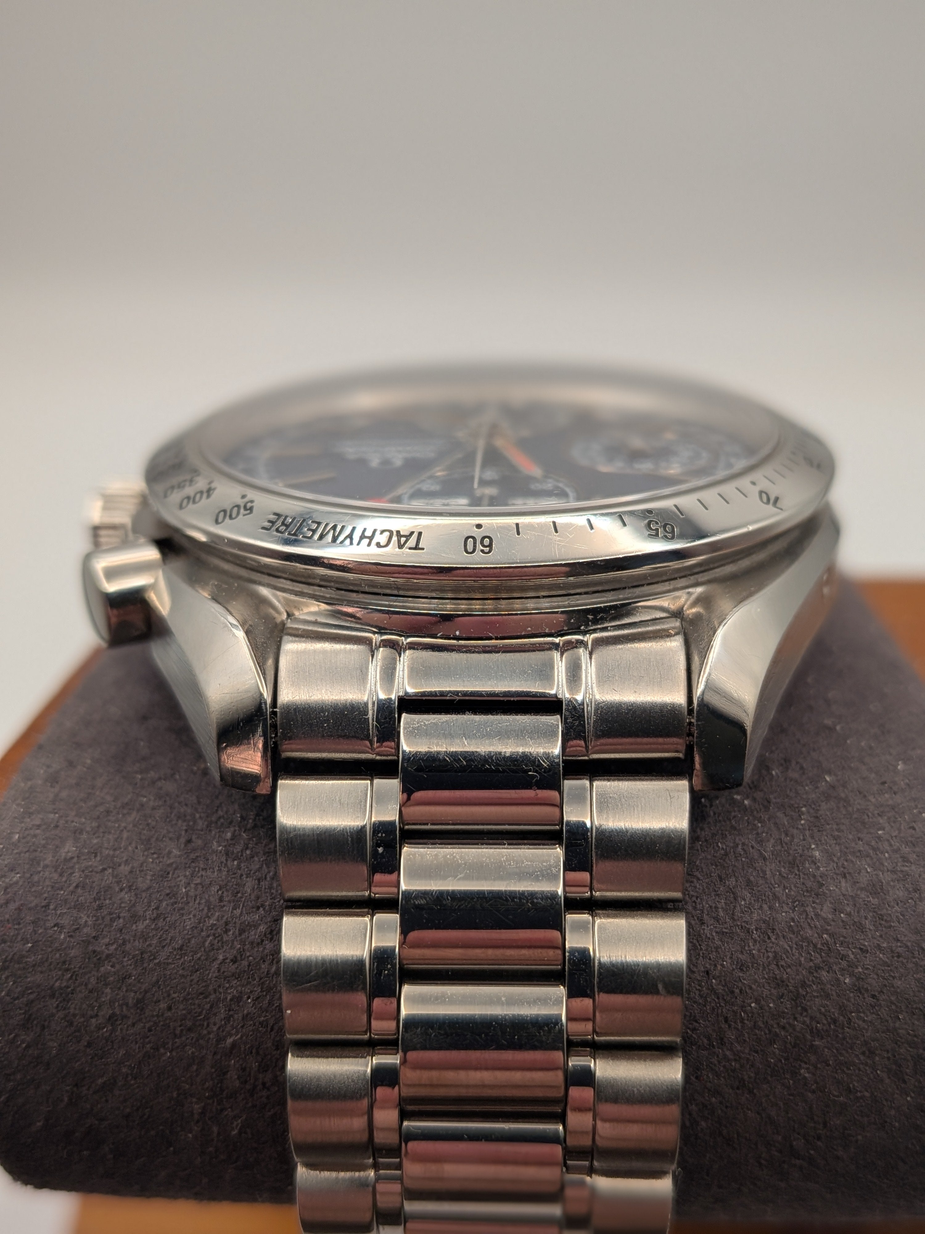 Omega Speedmaster Triple Date Blue Dial
