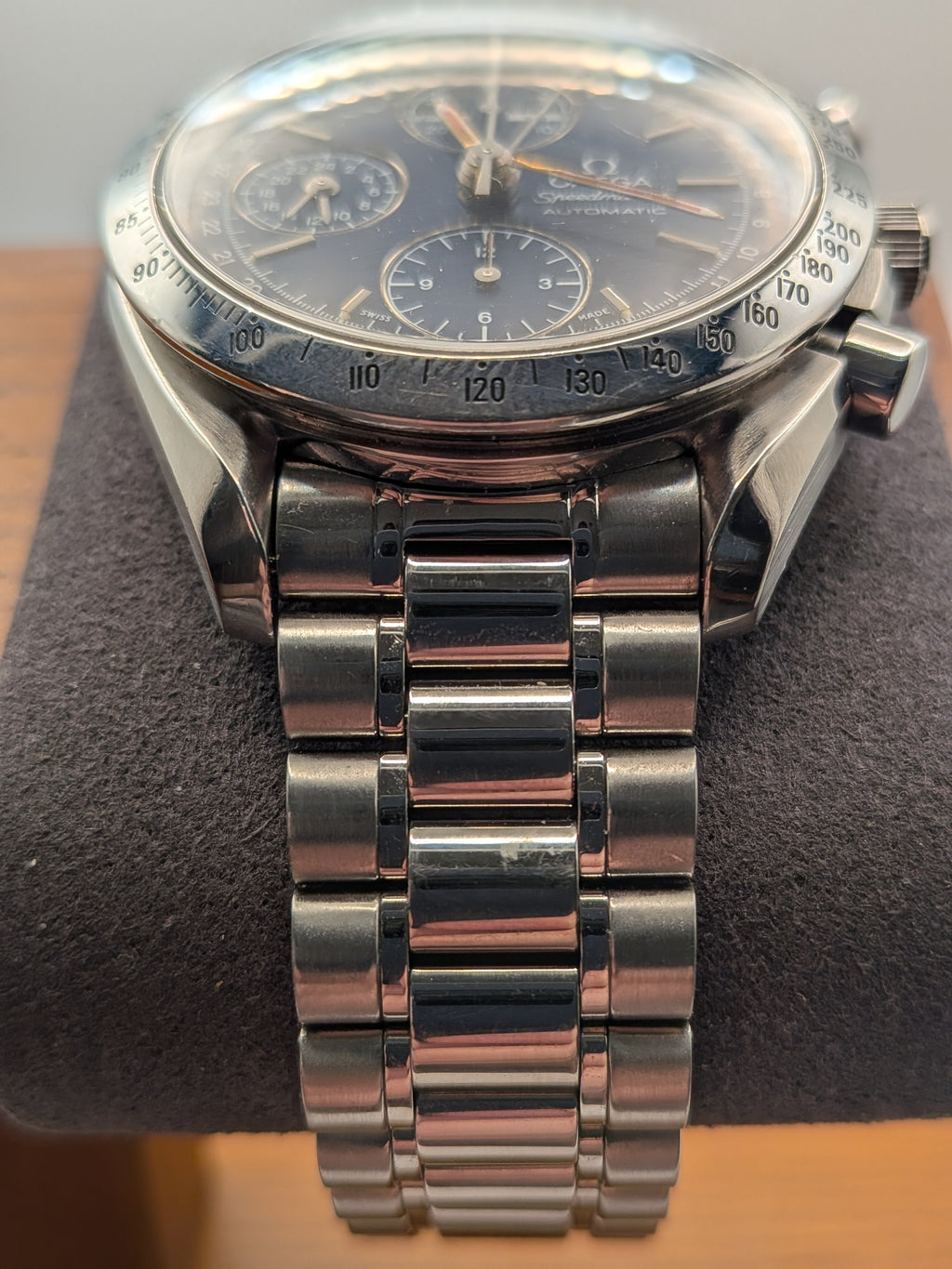 Omega Speedmaster Triple Date Blue Dial
