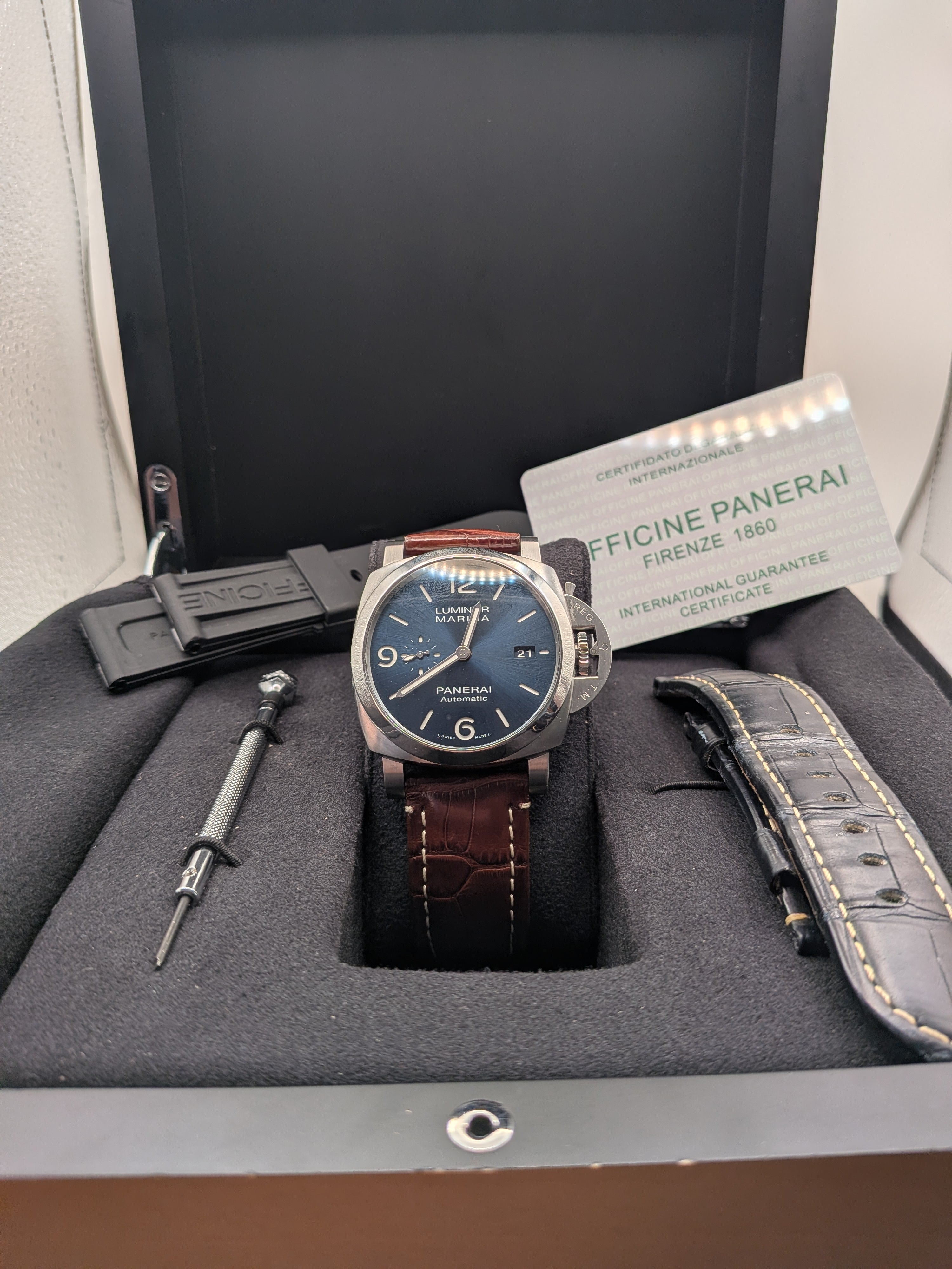Panerai Luminor Marina 44mm Blue Dial