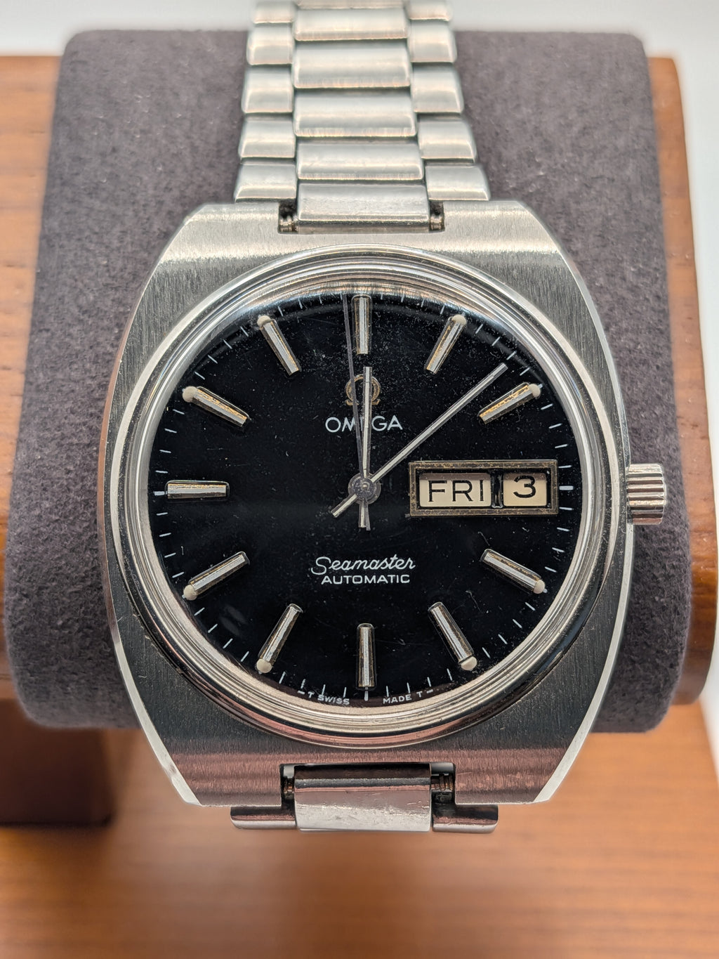 Omega Seamaster day-date, black dial