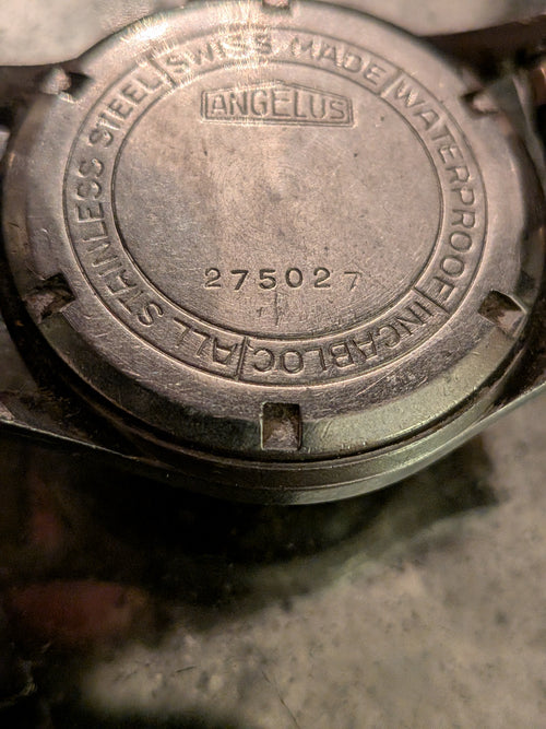 Angelus black dial