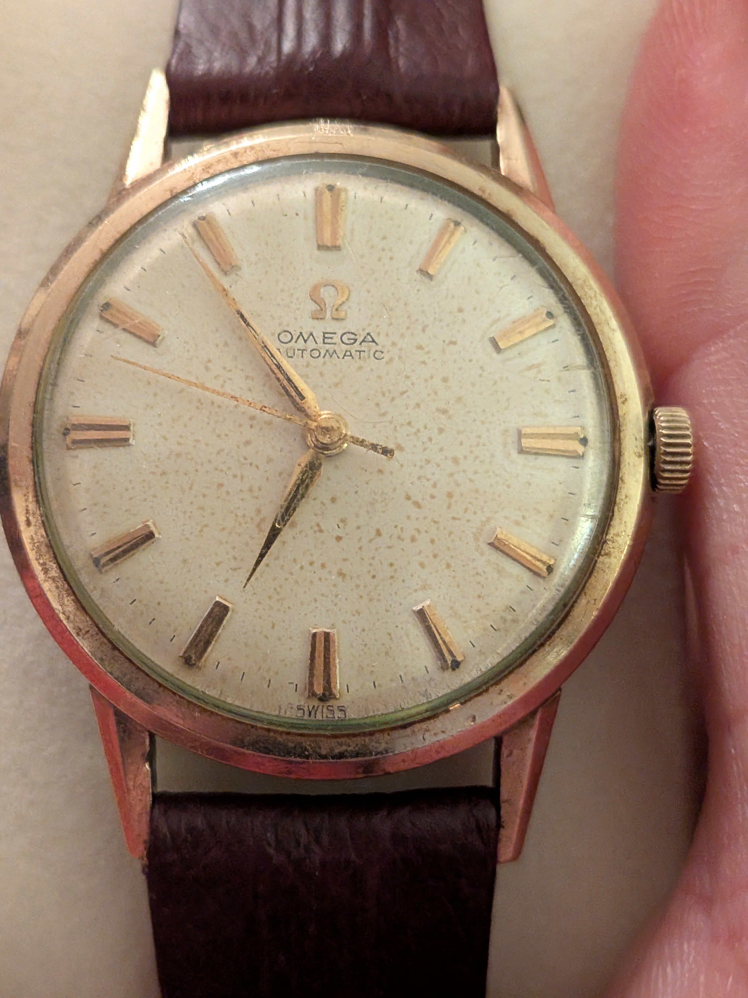 Vintage Omega cal. 470 auto 34mm, serviced