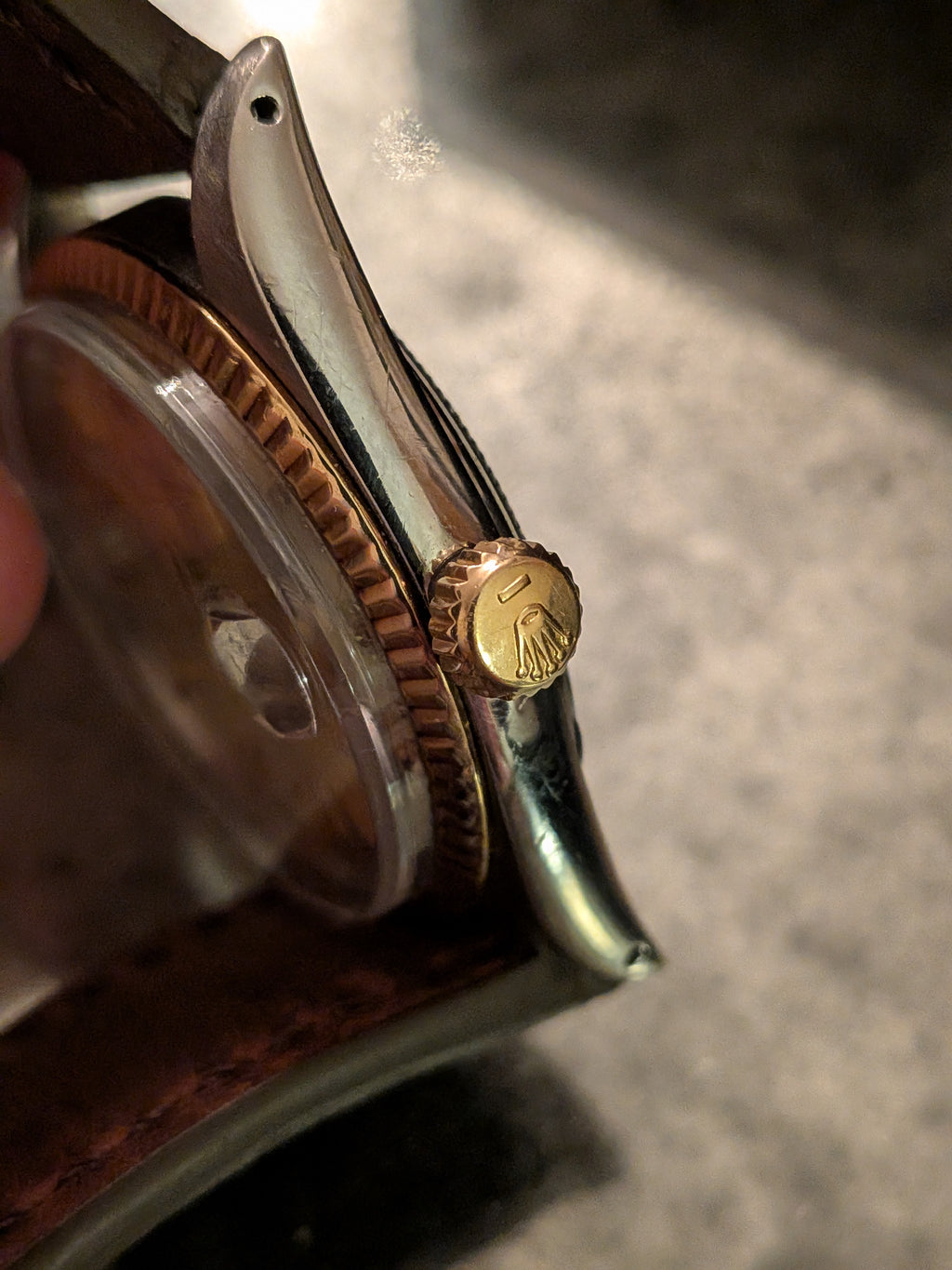 Rolex 1601 leather band