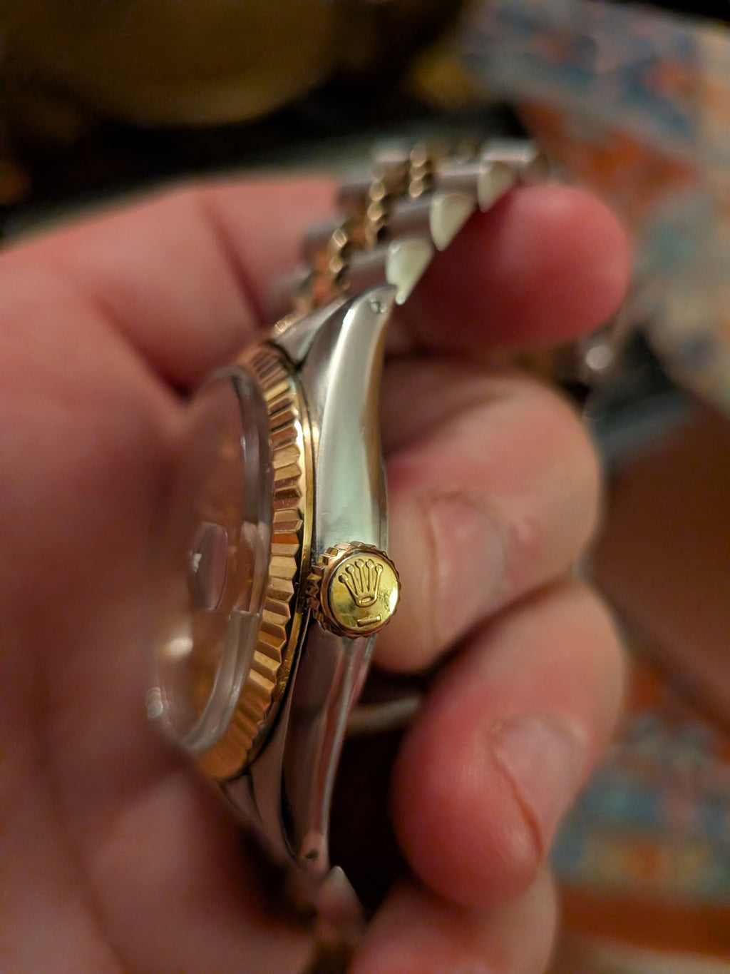 Rolex Date Just 16013 two tone