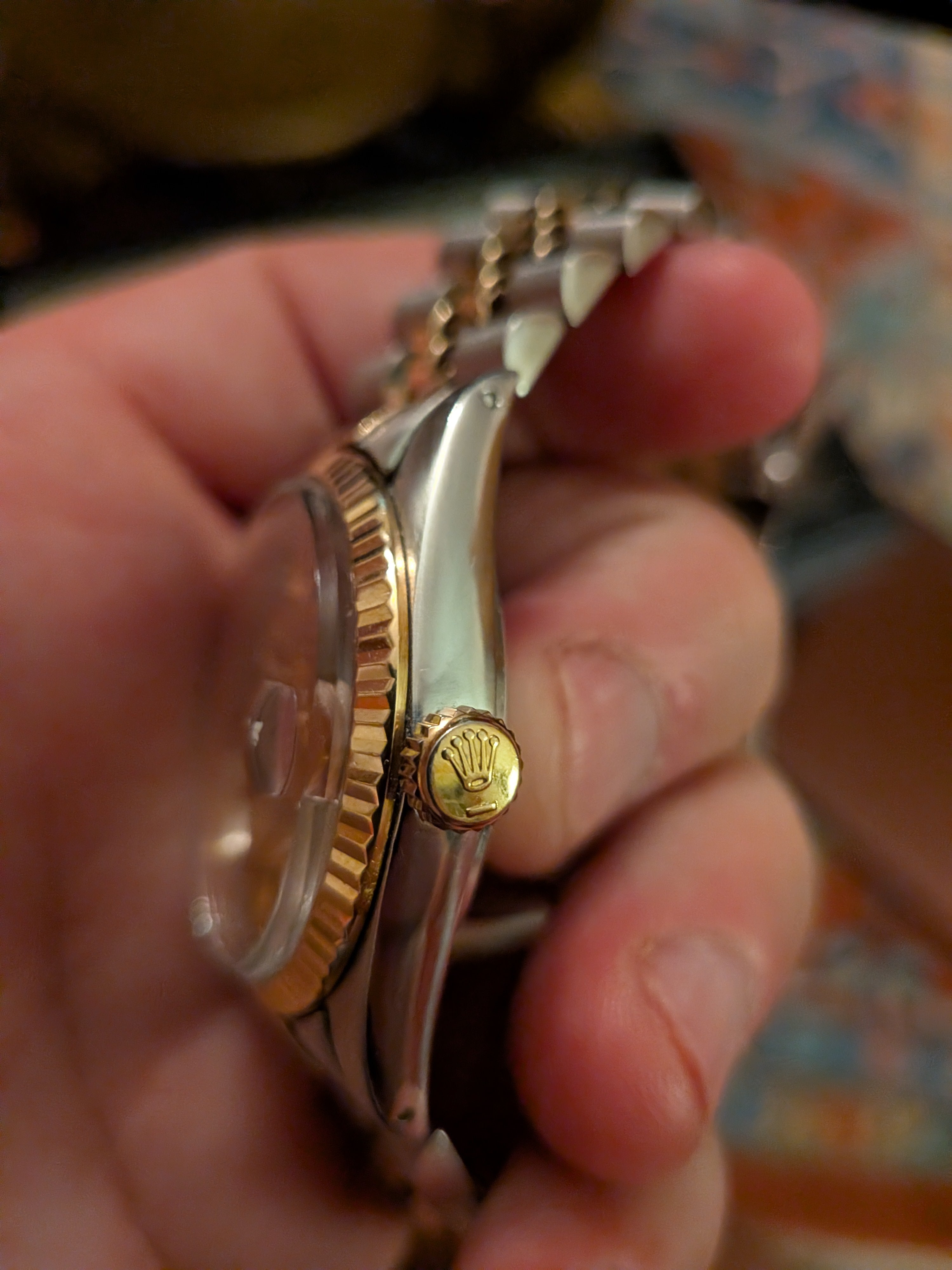 Rolex Date Just 16013 two tone