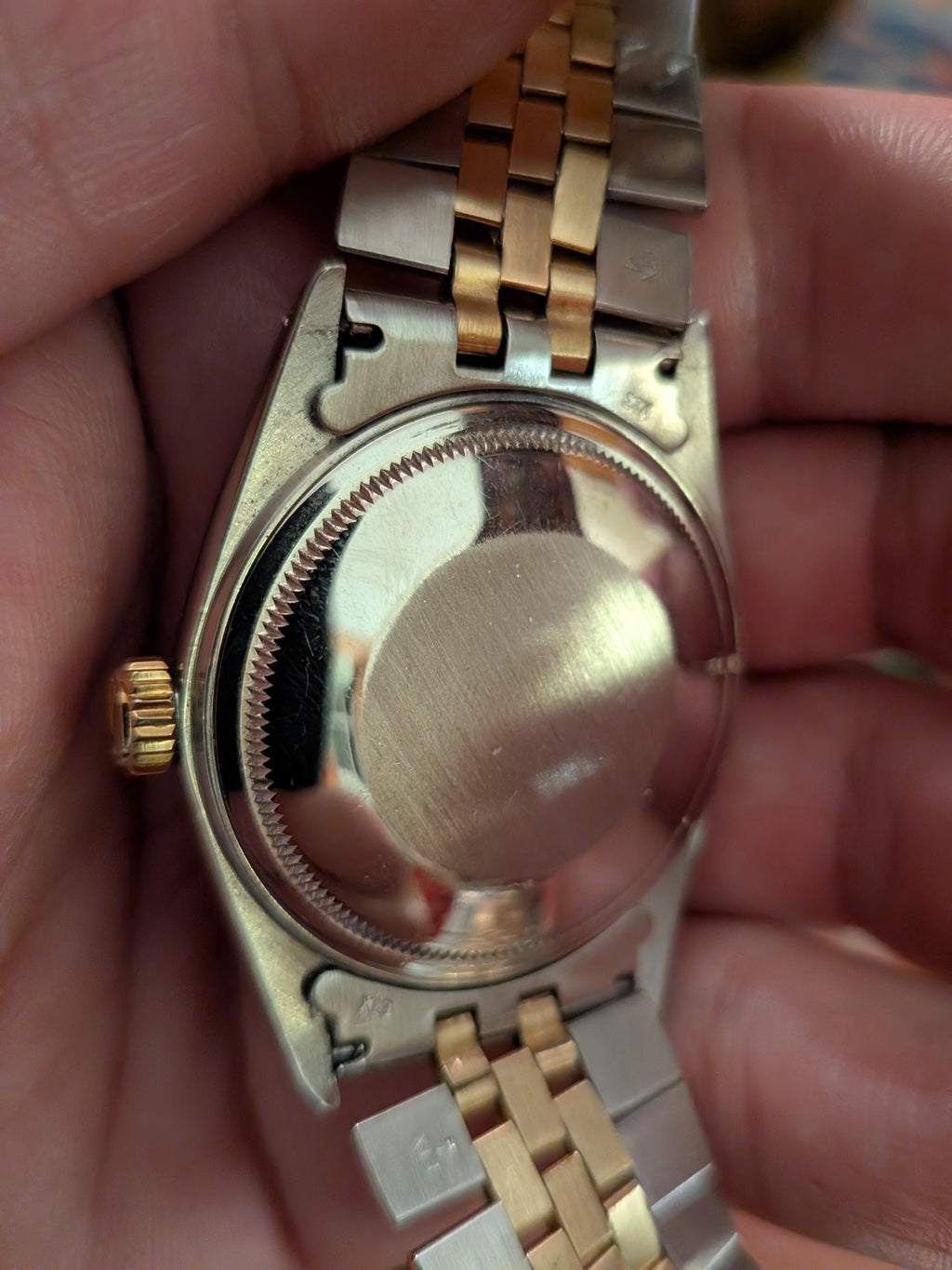 Rolex Date Just 16013 two tone