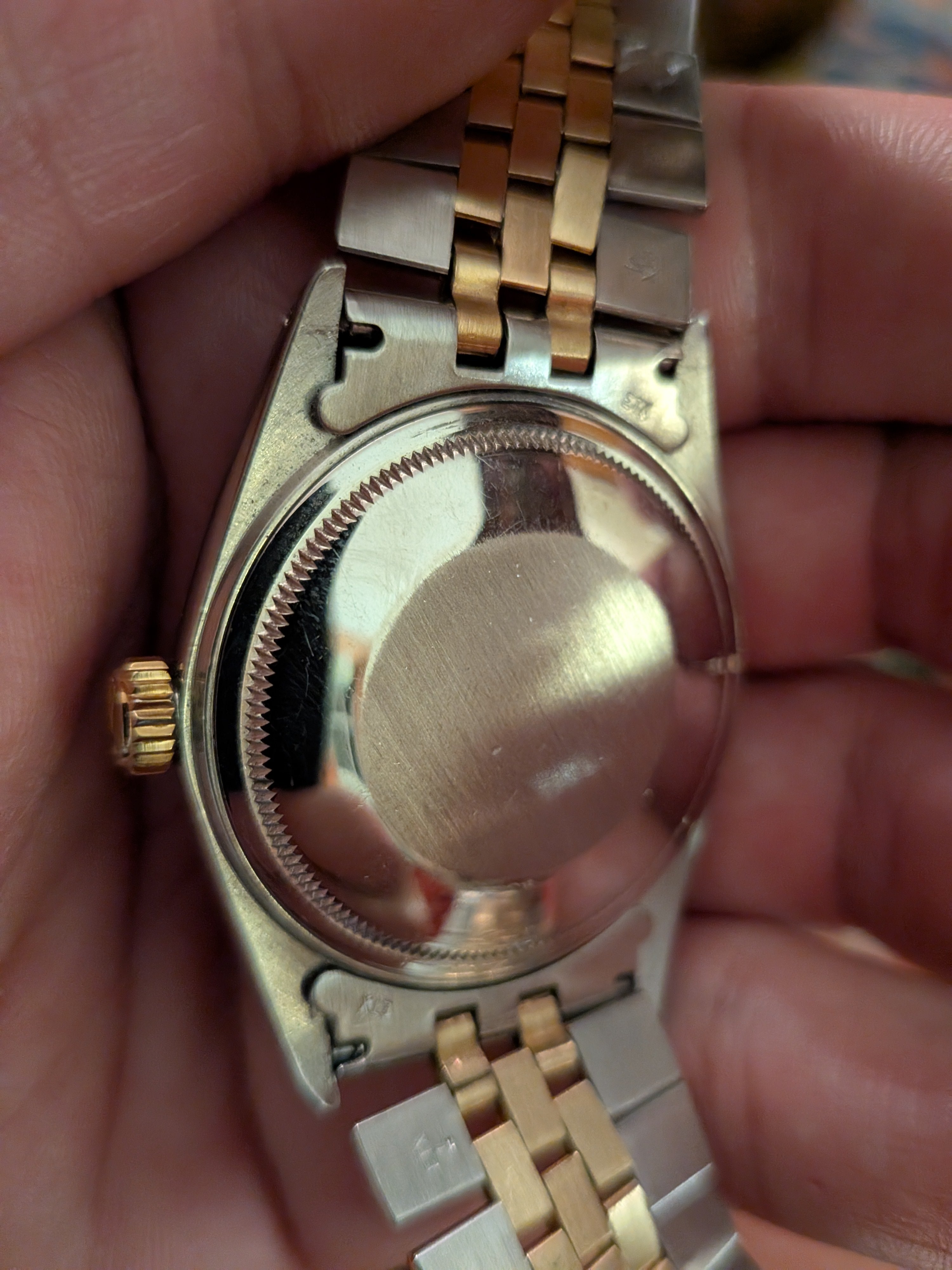 Rolex Date Just 16013 two tone