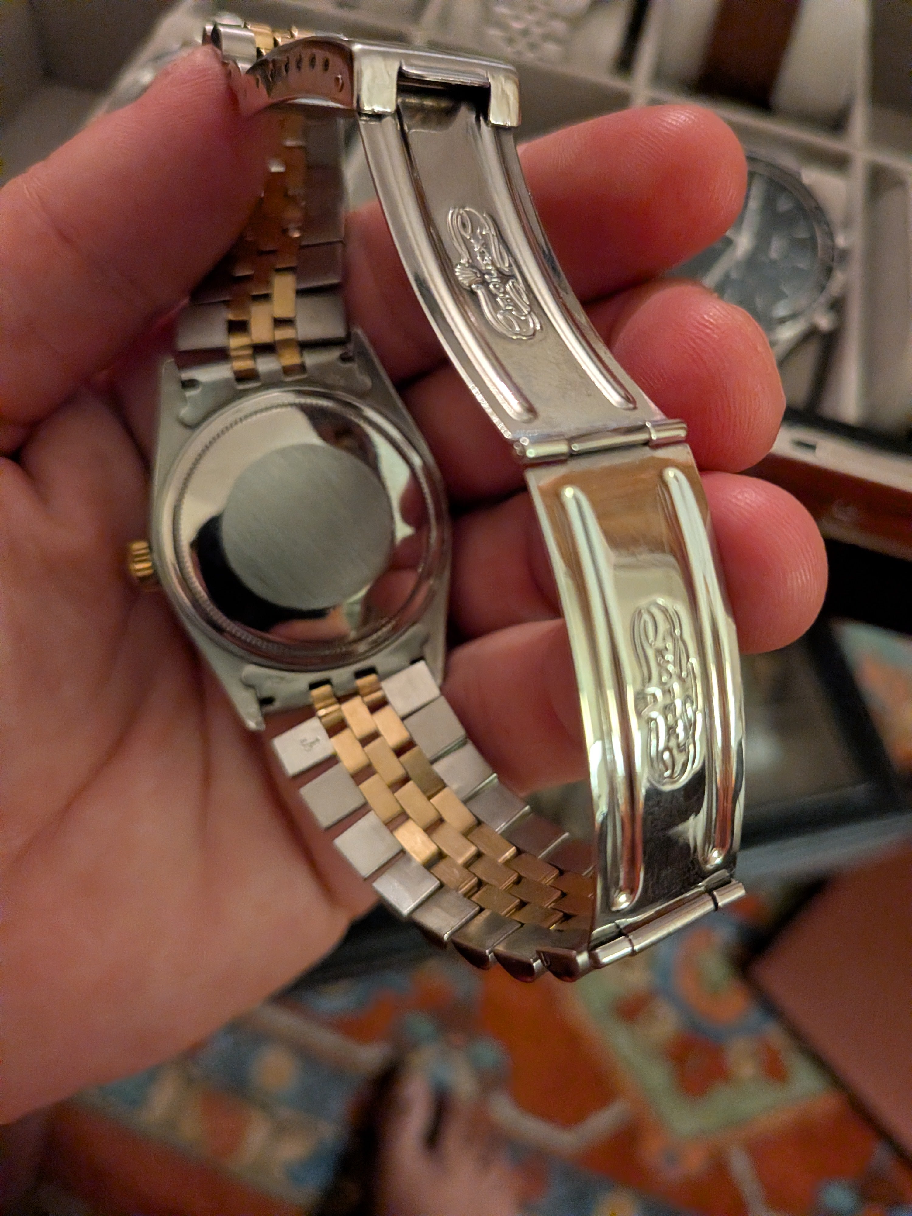 Rolex Date Just 16013 two tone