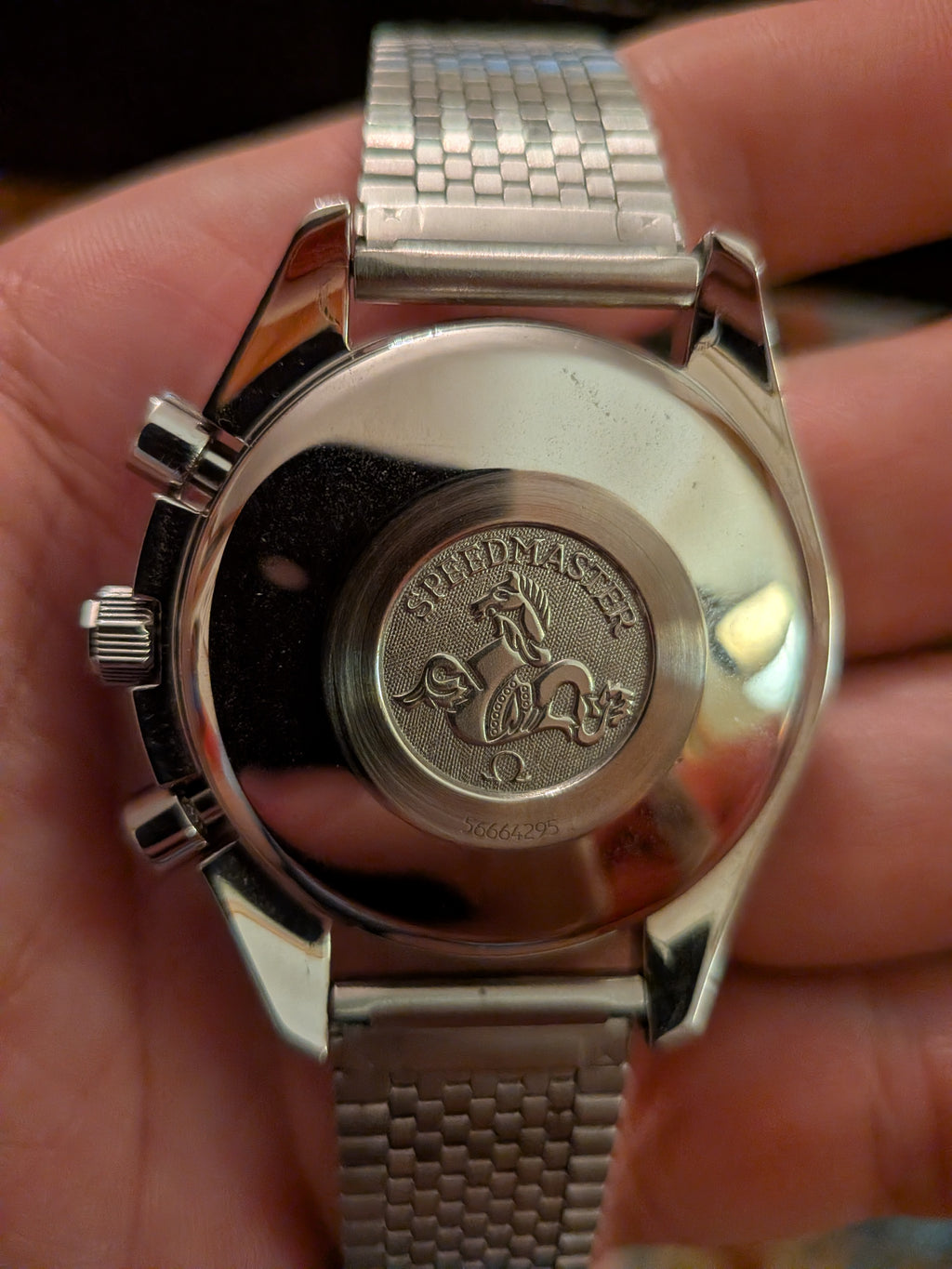 Omega Speedmaster Date - JDM mesh band
