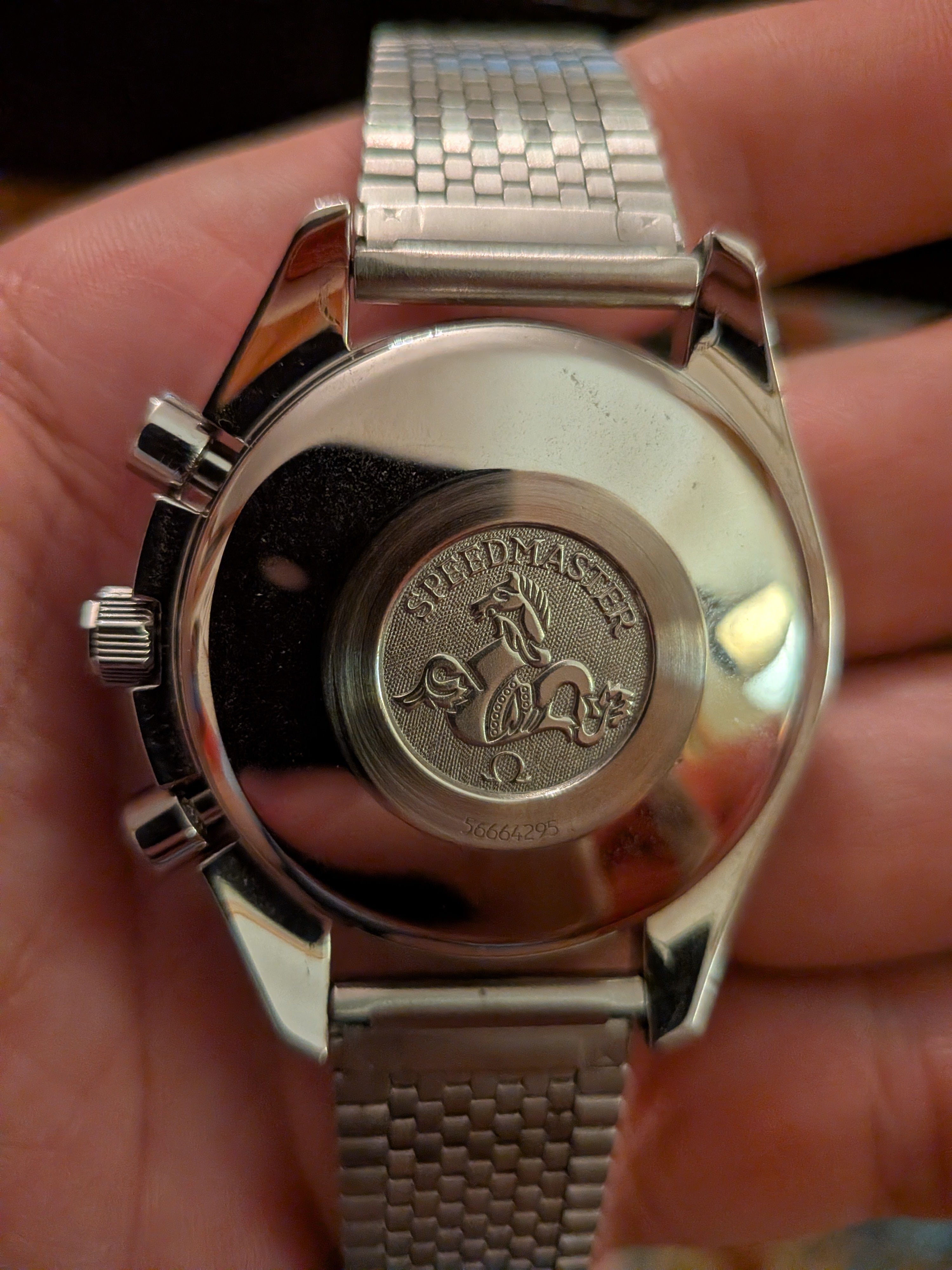 Omega Speedmaster Date - JDM mesh band