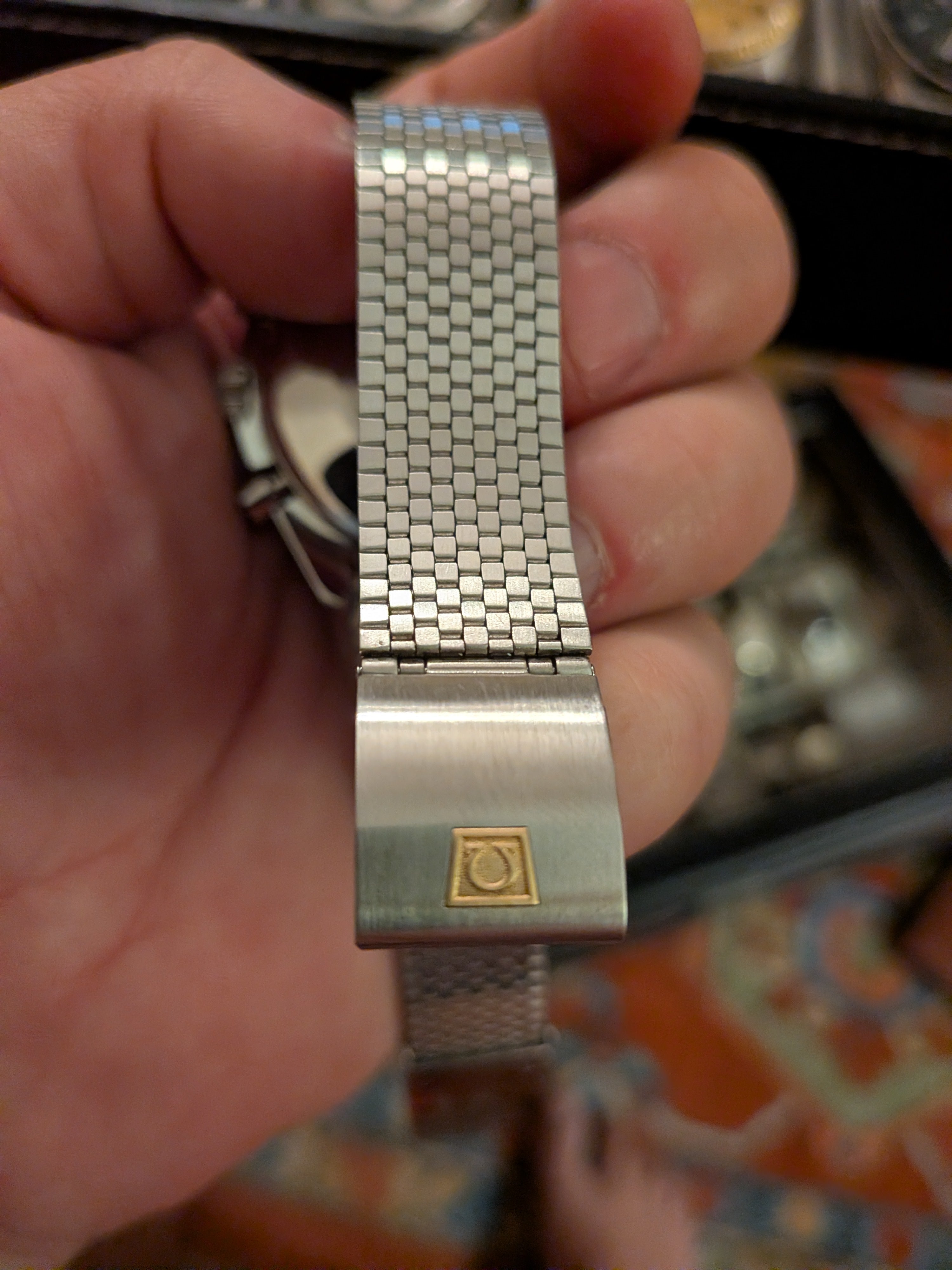 Omega Speedmaster Date - JDM mesh band