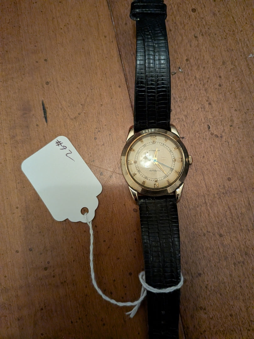Wittnauer auto gold 34mm