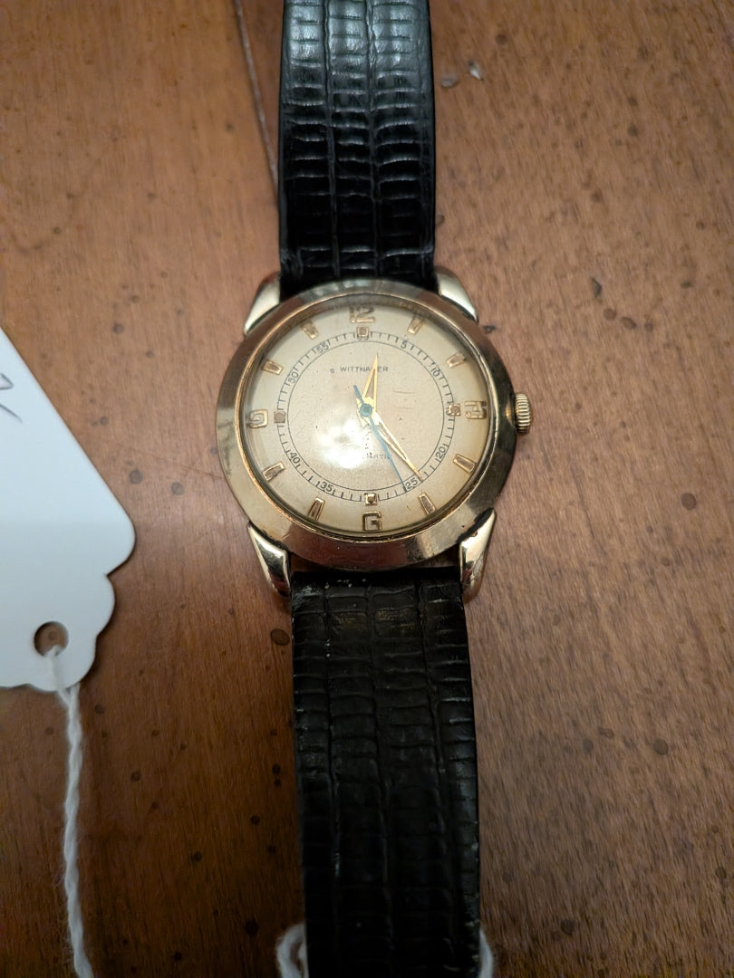 Wittnauer auto gold 34mm