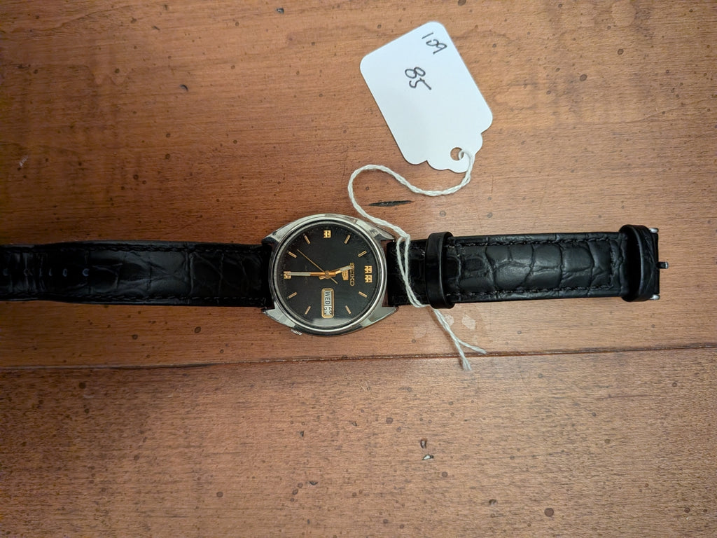 Seiko 5 Black dial