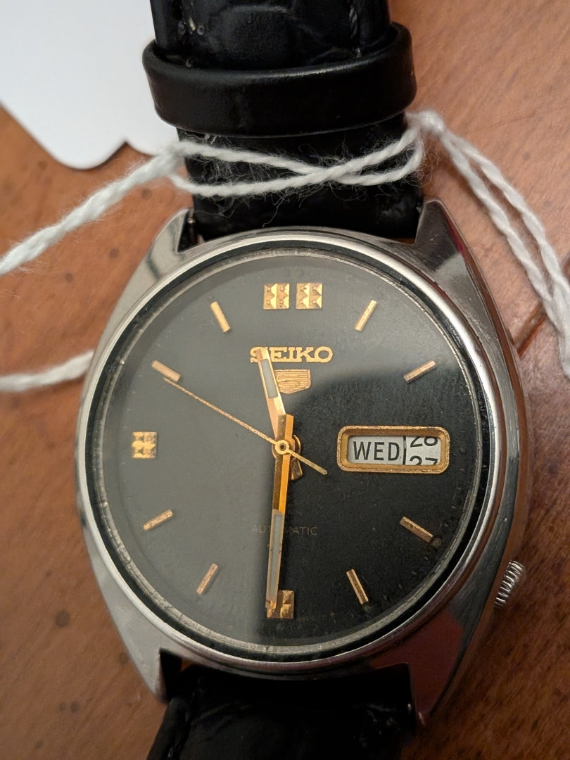Seiko 5 Black dial