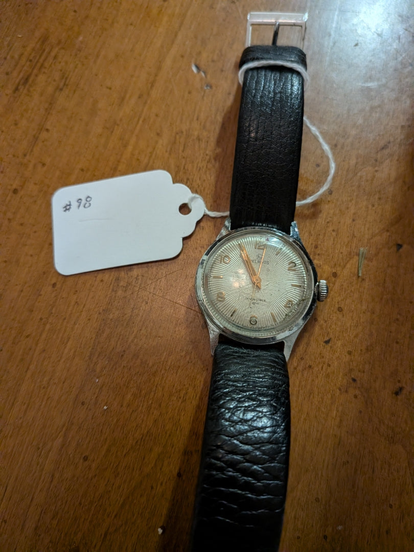 Helbros invincible black strap