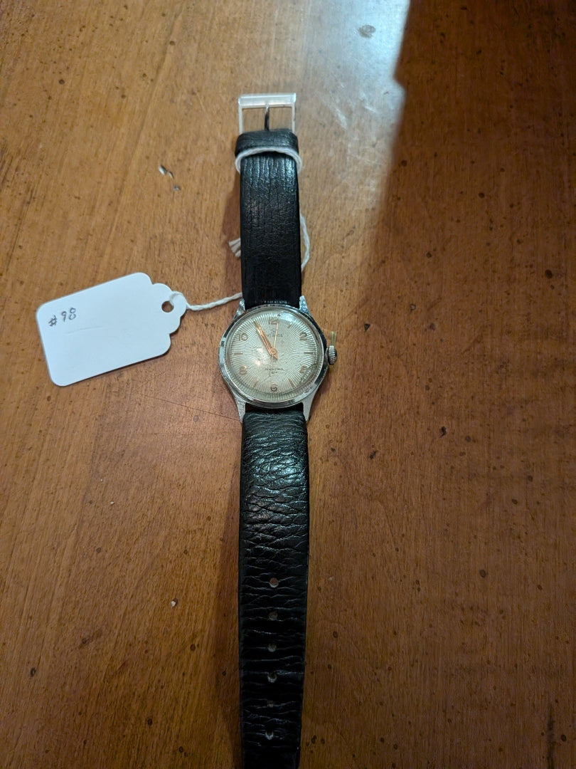 Helbros invincible black strap