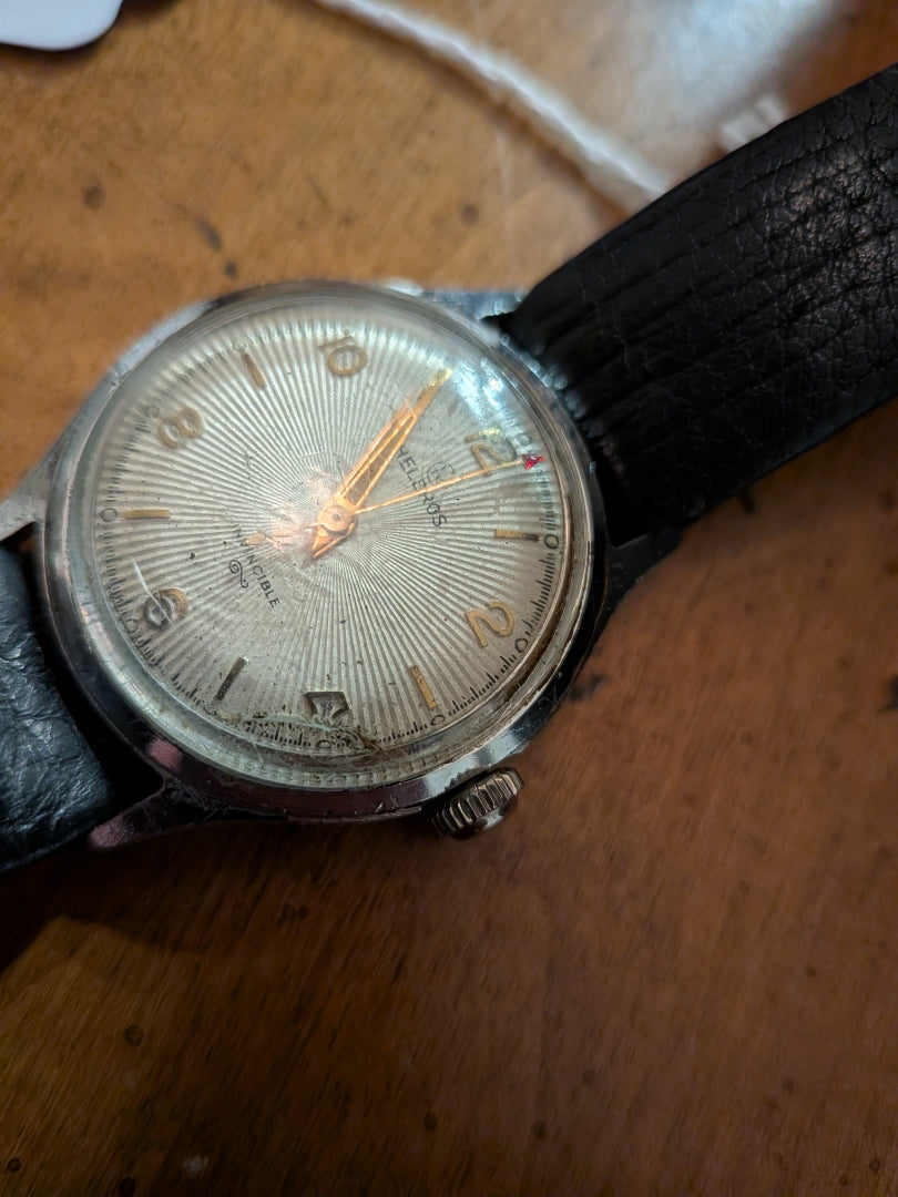 Helbros invincible black strap