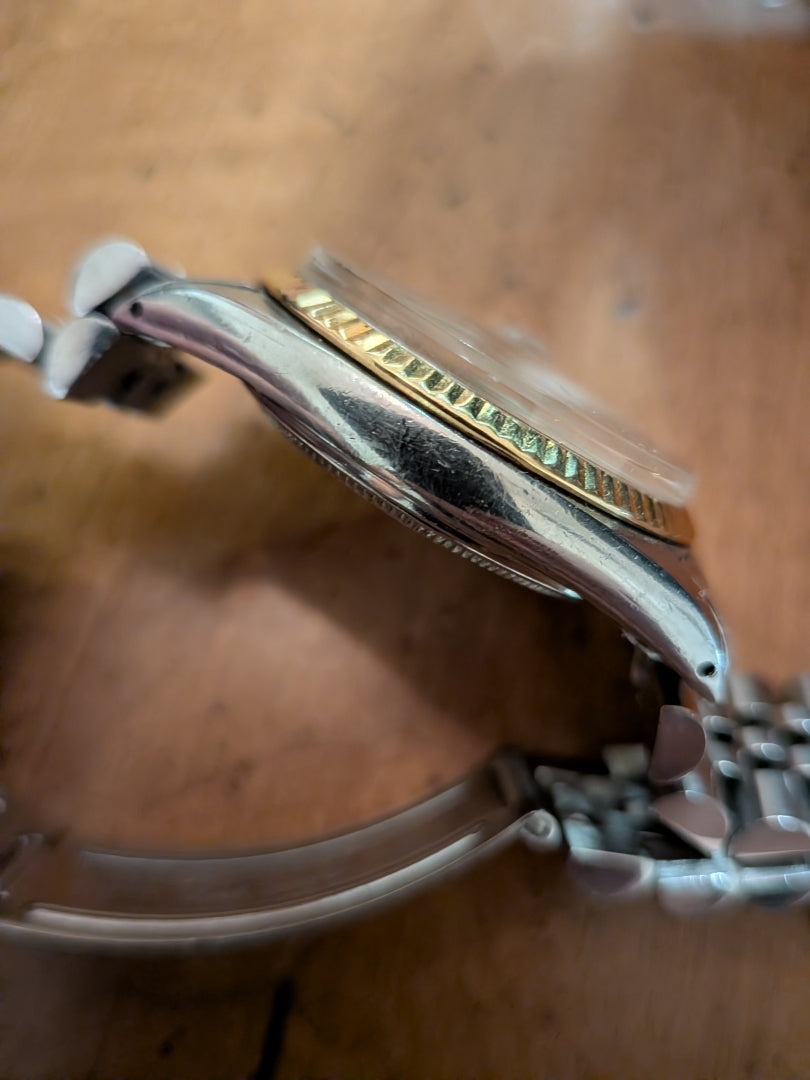 1960's Rolex Datejust White Roman Dial