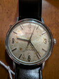 Omega Seamaster - Silver, black strap, number dial