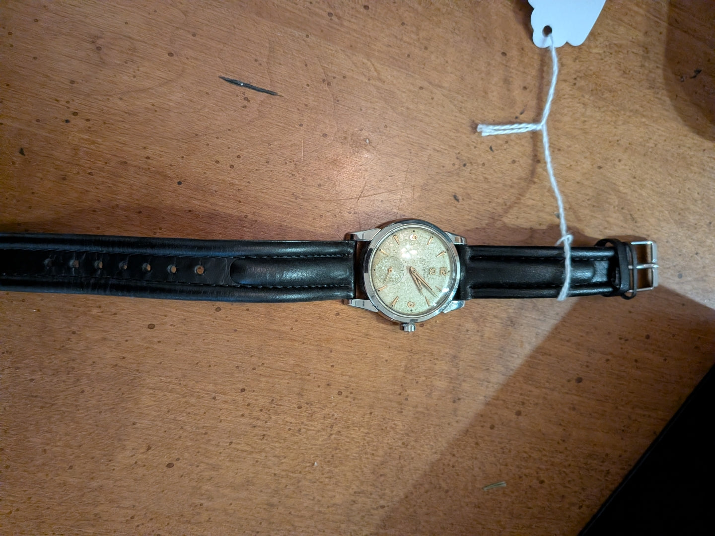 Omega Seamaster subseconds silver case