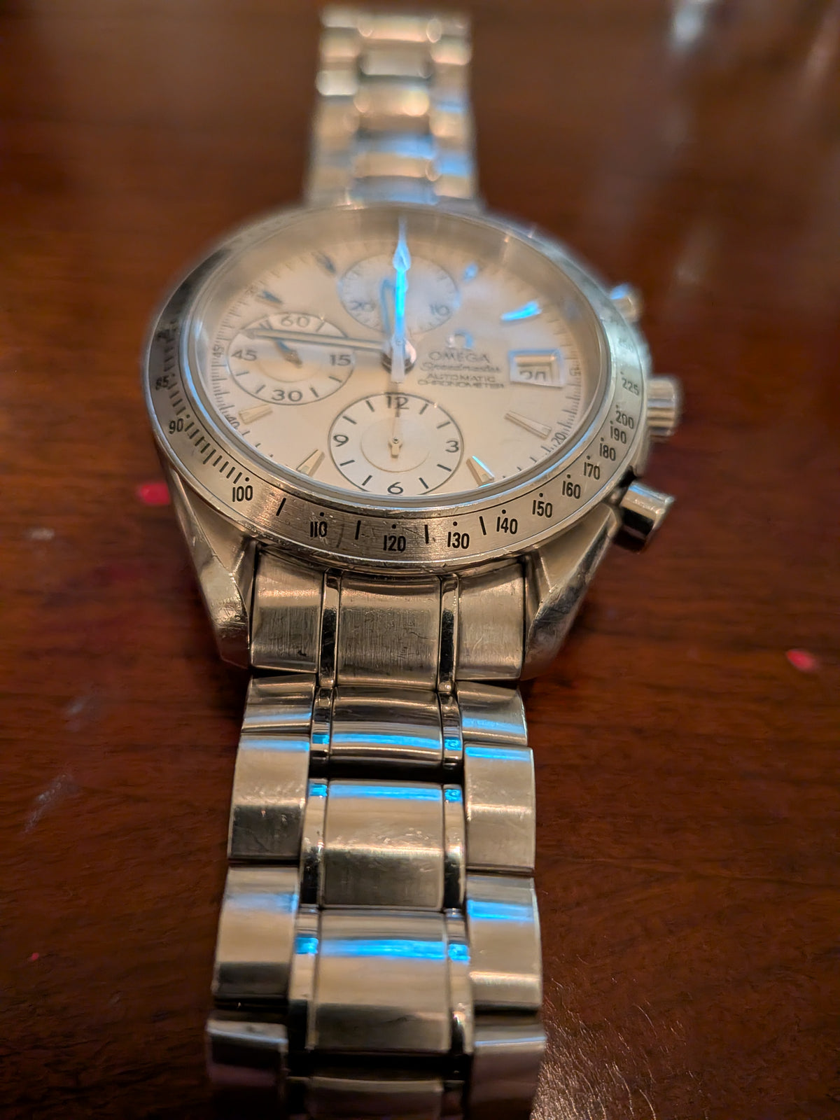 Omega Speedmaster Date Silver Dial