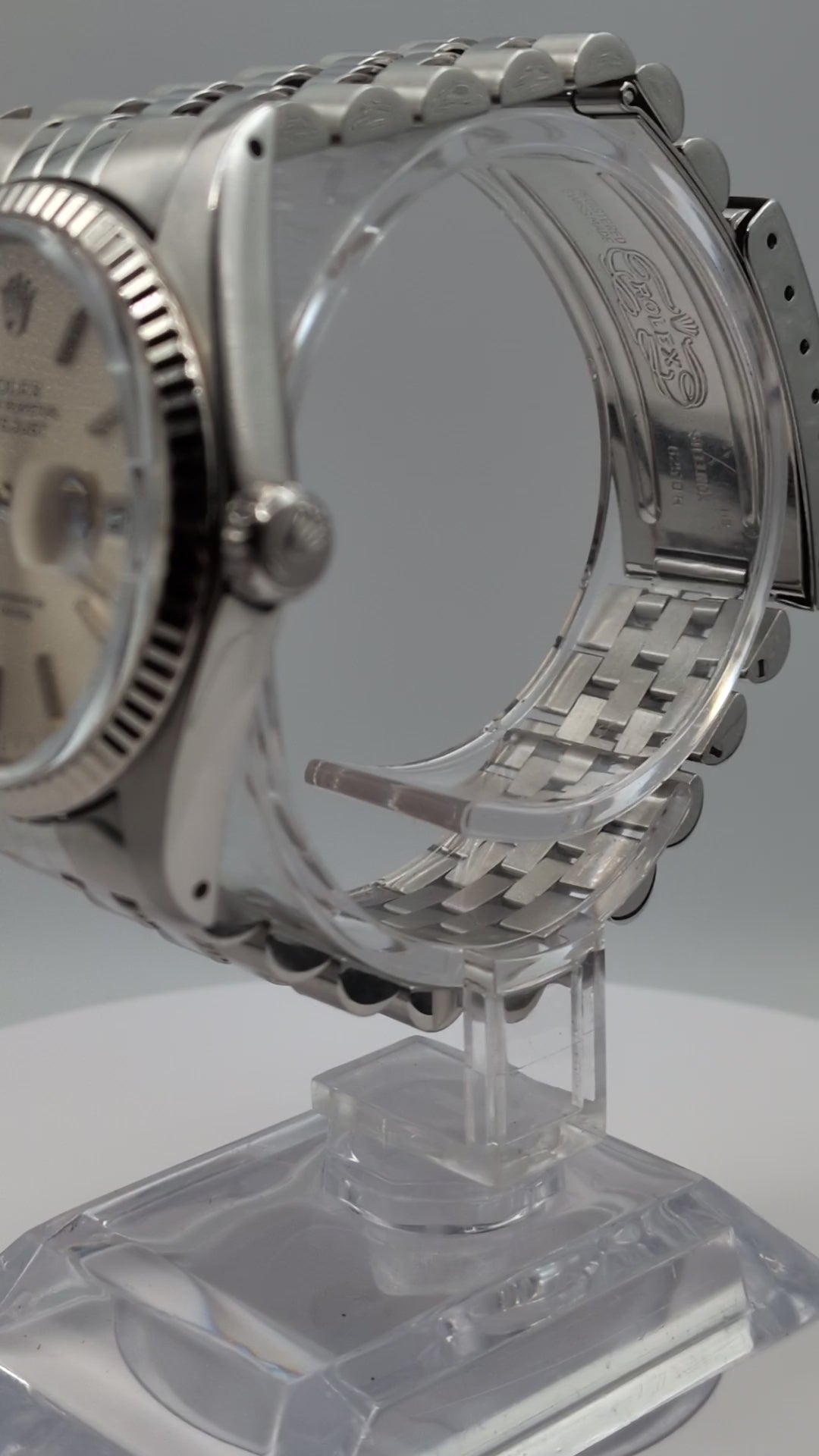 Rolex Datejust 36 Silver Doorstop Dial